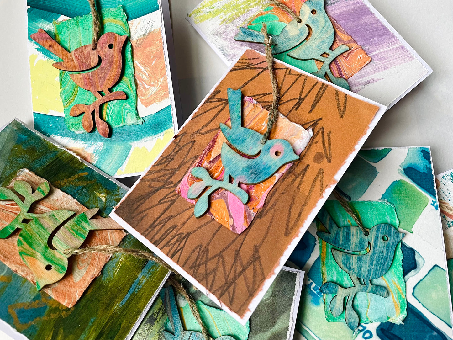 Robin Ornament Christmas Card