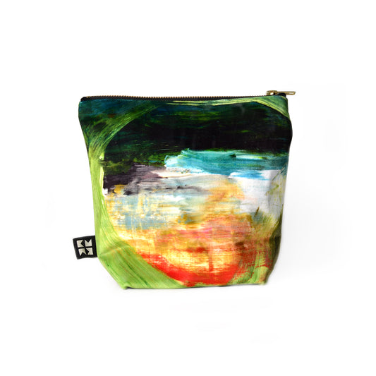 Abstract Velvet Makeup Bag