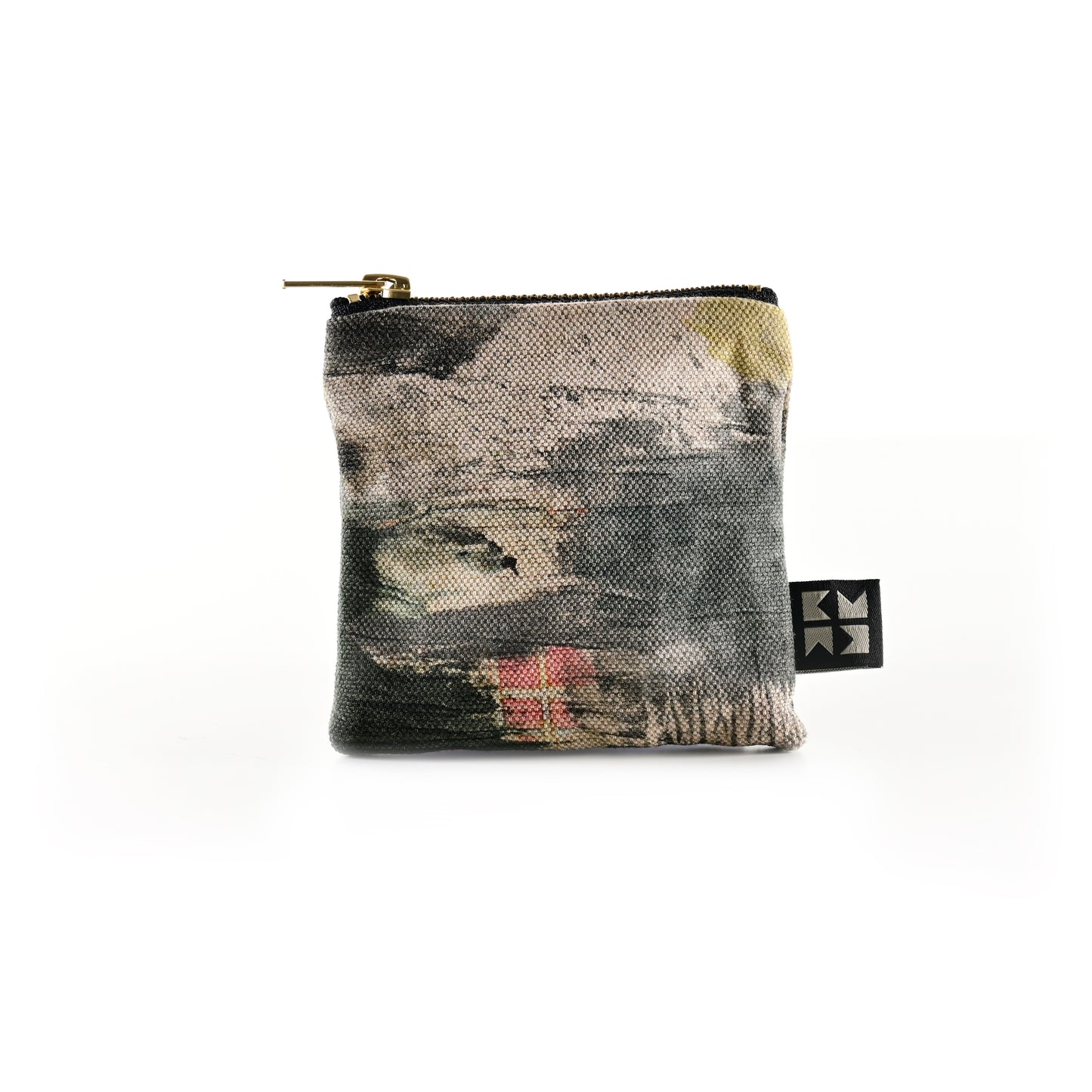 Abstract Linen Pouch