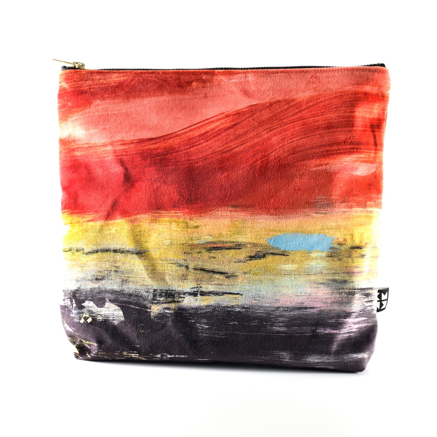 Abstract Velvet Travel Bag