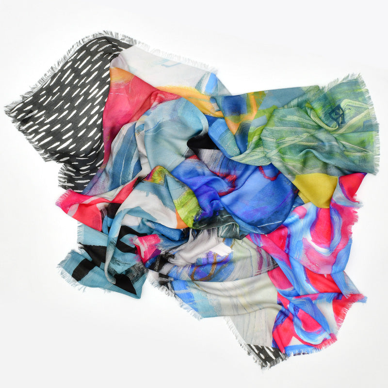 The Lakes Silk Modal Scarf | Sarong