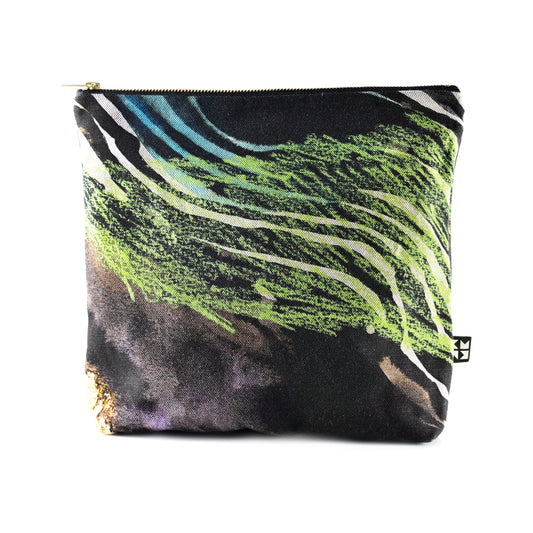 Abstract Linen Travel Bag