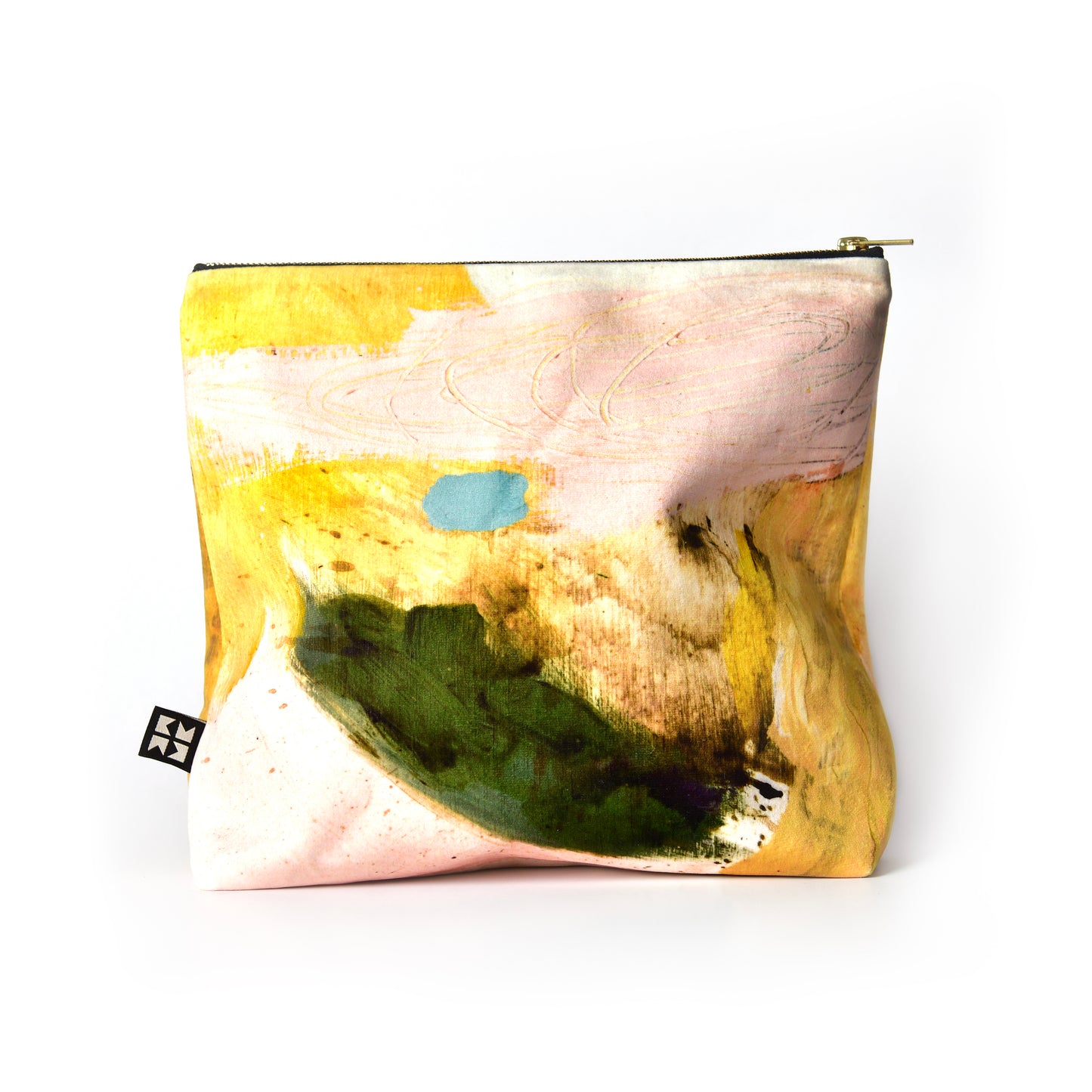 Abstract Velvet Travel Bag